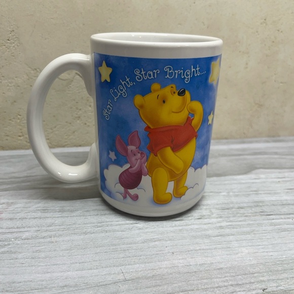 Disney Winnie the Pooh “Star Light Star Bright” 12oz Coffee Tea Mug Pooh Tigger - Picture 2 of 10